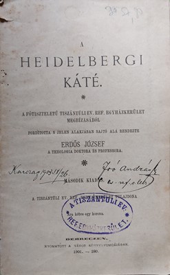 A heidelbergi káté 1901