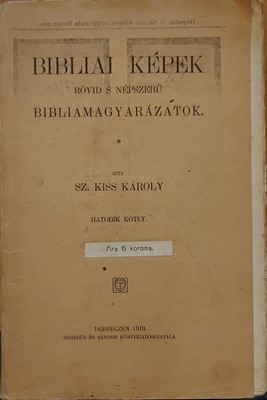 Bibliai képek (Papír) [Antikvár könyv]