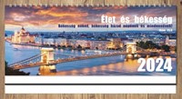 Közepes asztali naptár 2024 Élet és békesség