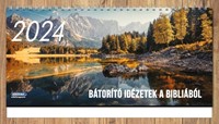 Nagyméretű asztali naptár 2024 Bátorító idézetek a Bibliából