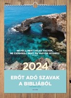 Nagyméretű falinaptár 2024 Erőt adó szavak a Bibliából