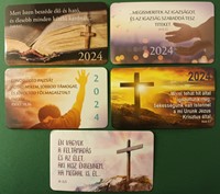 Kártyanaptár-csomag 2024 megváltás (5 darabos) (Csomag)