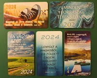 Kártyanaptár-csomag 2024 Hagyjad az Úrra utadat (5 darabos) (Csomag)