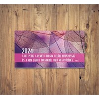 Zsebnaptár 2024 levelek (A hit pedig a remélt dolgok...)