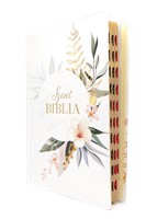 Biblia Károli nagy virágos regiszteres (Műbőr)