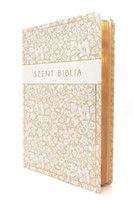 Biblia Károli nagy növénymintás (Műbőr)