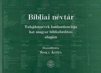 Bibliai névtár (Papír)