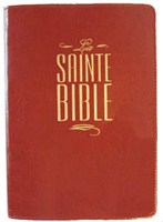 Francia Biblia Segond, bordó, puhatáblás (puha műbőr)