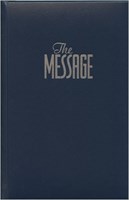 Angol Biblia The Message: The Bible in Contemporary Language Numbered Edition, Blue, Padded, Hardback Text Bible