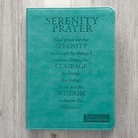 Exkluzív műbőr angol napló Serenity Prayer (Lux Leather)