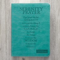 Exkluzív műbőr angol napló Serenity Prayer (Lux Leather)