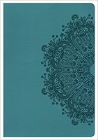 Angol Biblia New King James Version Giant Print Reference Bible Teal (Leathertouch)