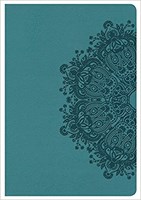 Angol Biblia King James Version Compact Ultrathin Bible Teal (Leathertouch)