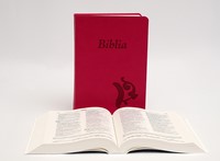 Biblia revideált Károli középméretű, ciklámen (Műbőr)