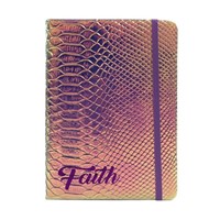 Exkluzív műbőr angol napló Faith (Iridescent Faux Leather)