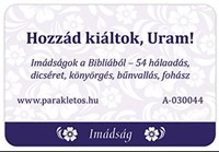 Hozzád kiáltok, Uram! Imádságok a Bibliából - igekártyacsomag (Csomag)