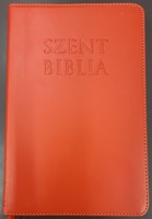 Károli Biblia, piros műbőr, aranyszegéllyel, regiszterrel (Papír) [Antikvár könyv]