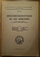 Zsoltároskönyvünk az ige mérlegén (Papír) [Antikvár könyv]