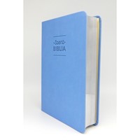 Biblia Károli fordítás közepes világoskék sima