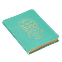 Exkluzív műbőr napló John 3:16 (Lux Leather)