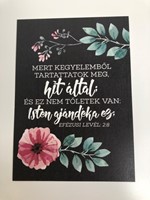 Miniposzter Mert kegyelemből tartattatok meg, hit által