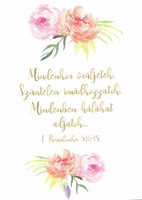 Miniposzter Mindenkor örüljetek (Kreatív papír)