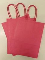 Sodrottfüles papírtáska közepes, pink [Gift]