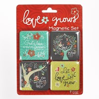 Hűtőmágnes-szett Love grows