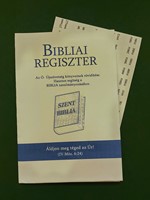 Bibliai regiszter (fehér)