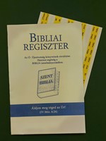 Bibliai regiszter (sárga)