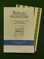Bibliai regiszter (világoszöld)