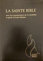 Francia Biblia Segond 1979, C.I. Scofield, nagyméret, bőrkötés, aranyszegély, regiszter (bőrkötés, aranyszegély) [Antikvár könyv]