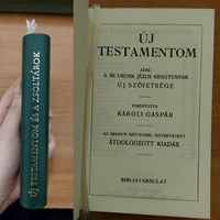 Új testamentom és a Zsoltárok Károli fordítás (műbőr) [Antikvár könyv]