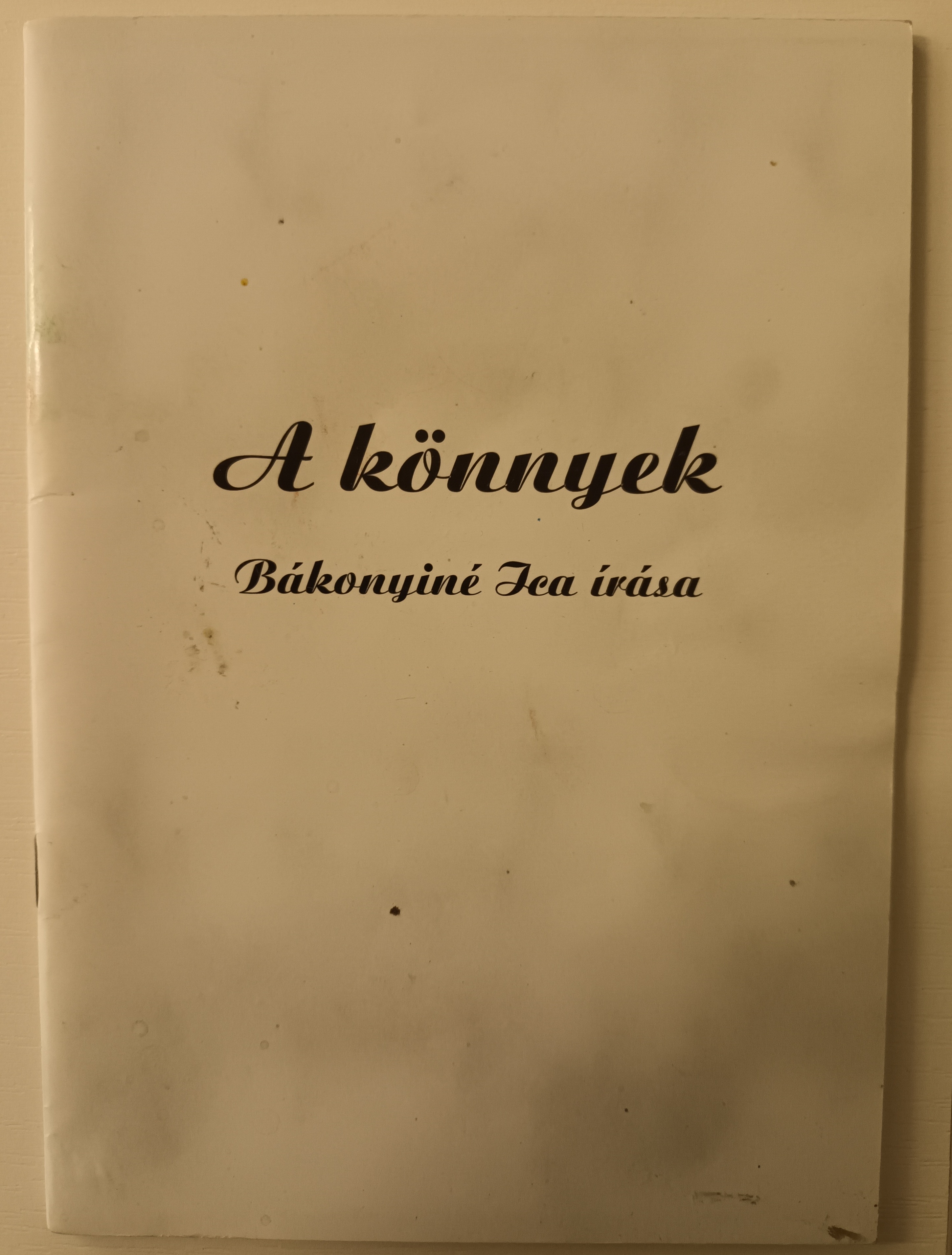 A könnyek