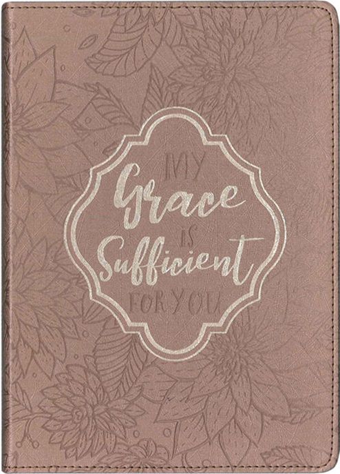Exkluzív műbőr angol napló My Grace is Sufficient for You