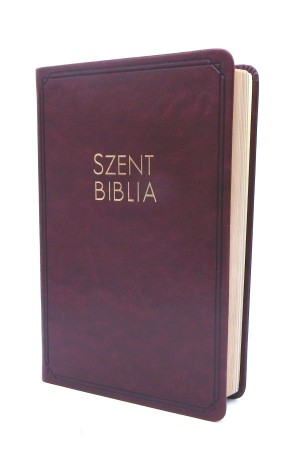 Biblia Károli közepes bordó
