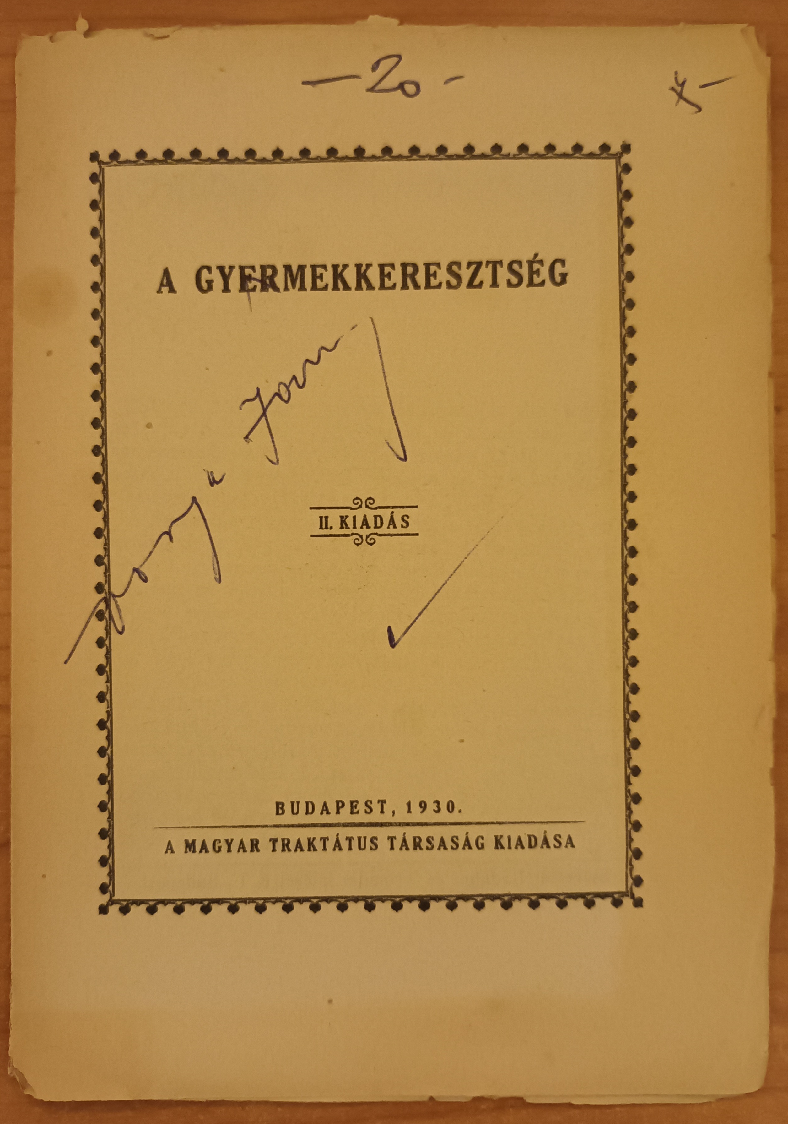 A gyermekkeresztség