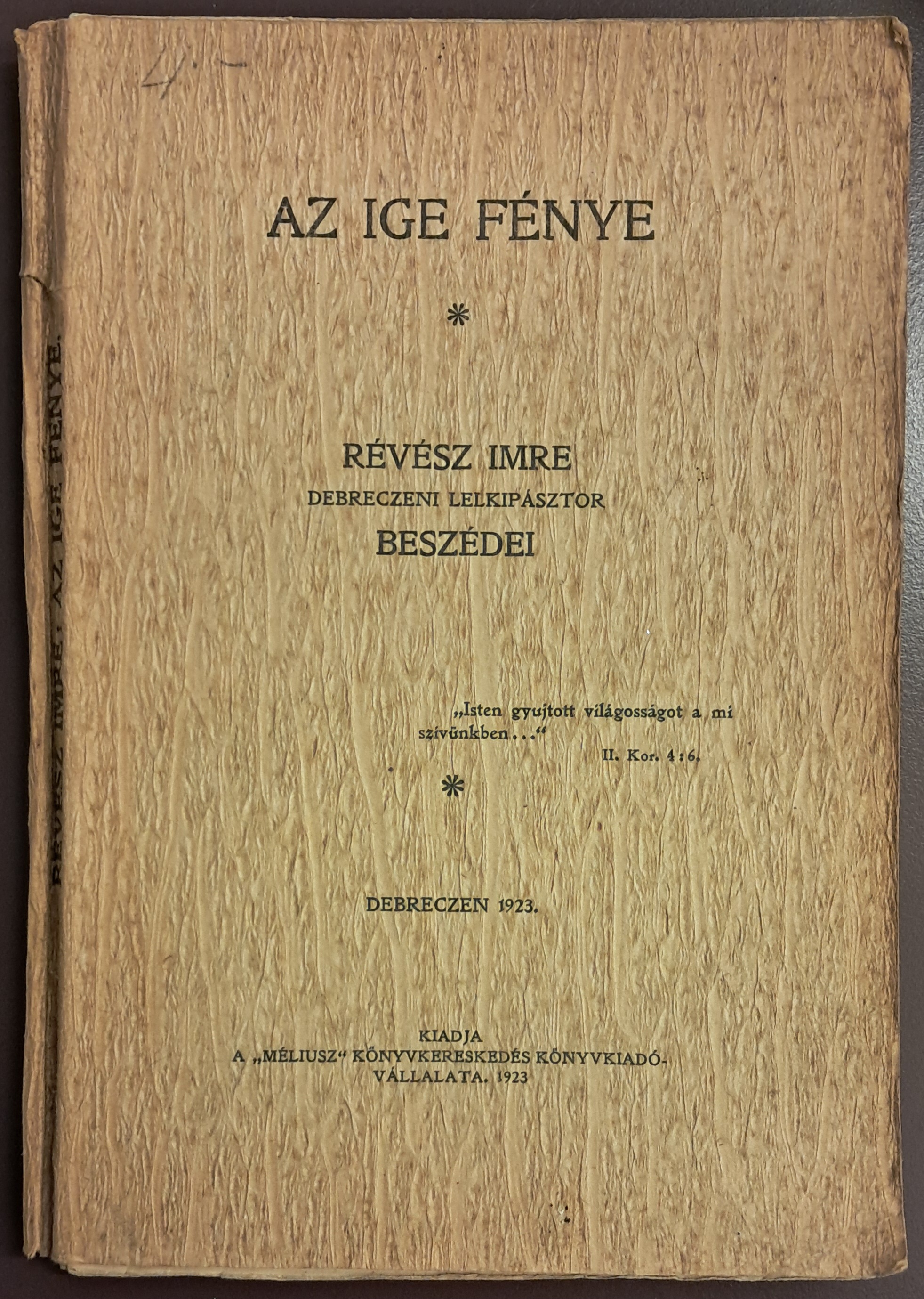Az Ige fénye