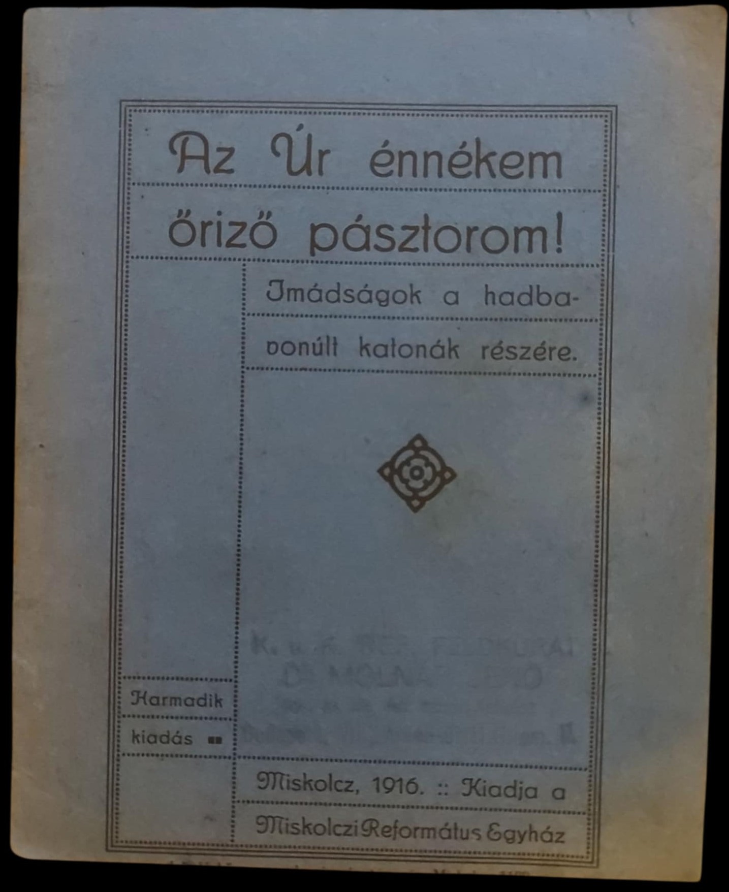 Az Úr énnékem őriző pásztorom!