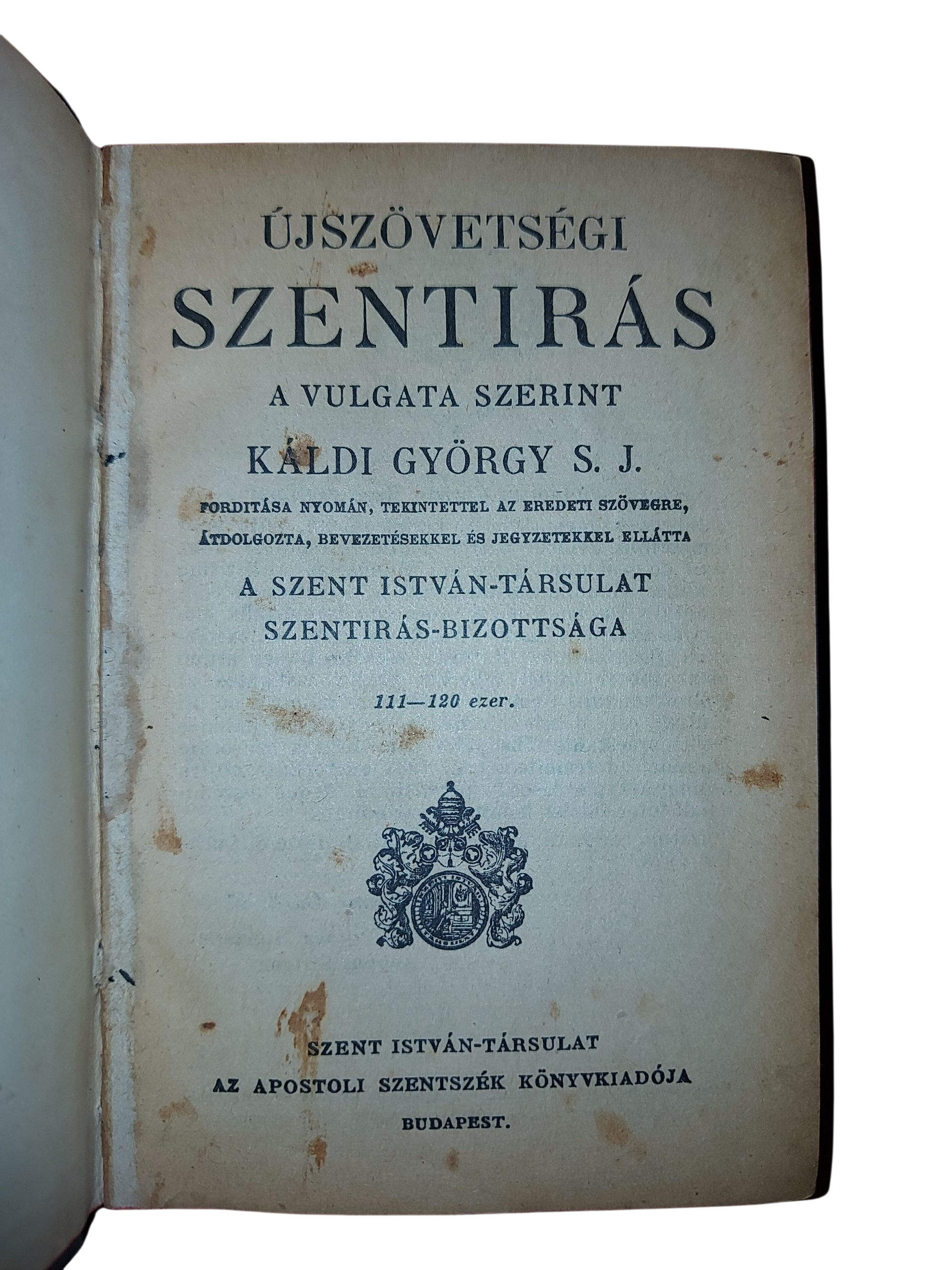 Újszövetségi szentírás a Vulgata szerint