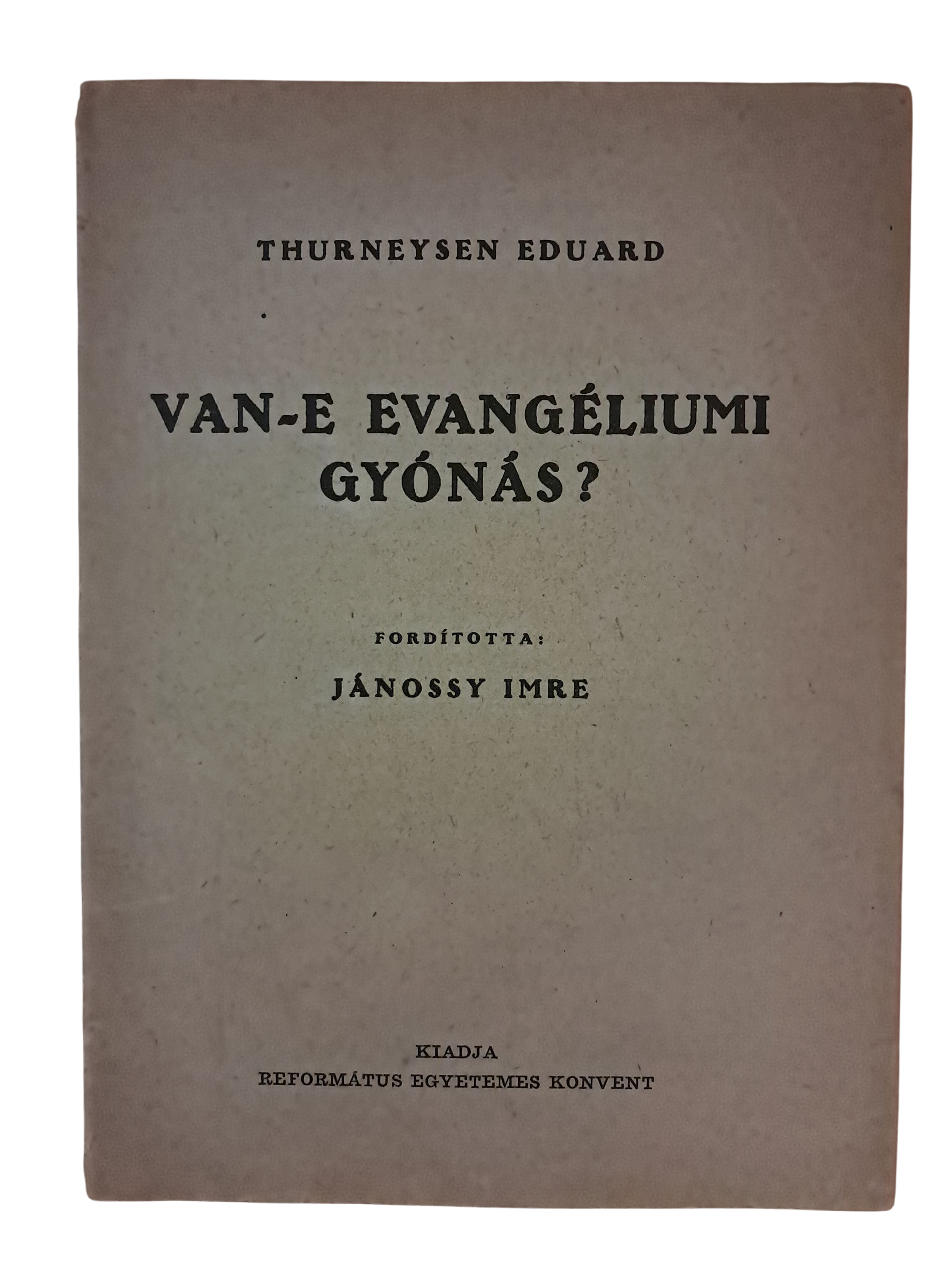 Van-e evangéliumi gyónás