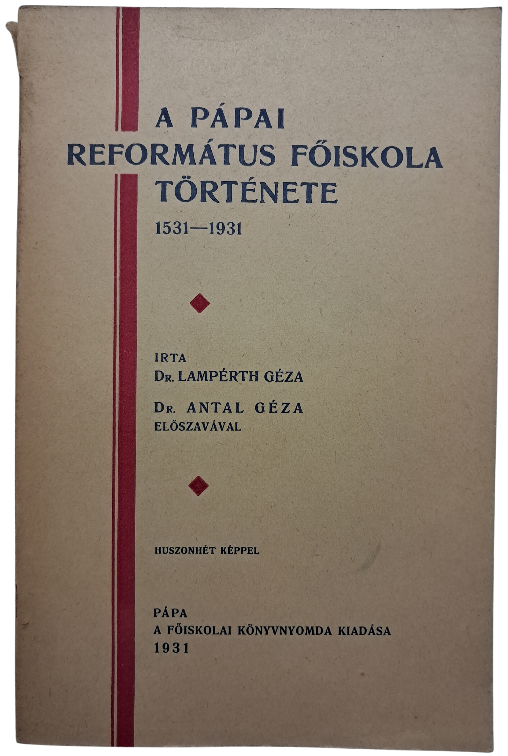 A pápai református főiskola története