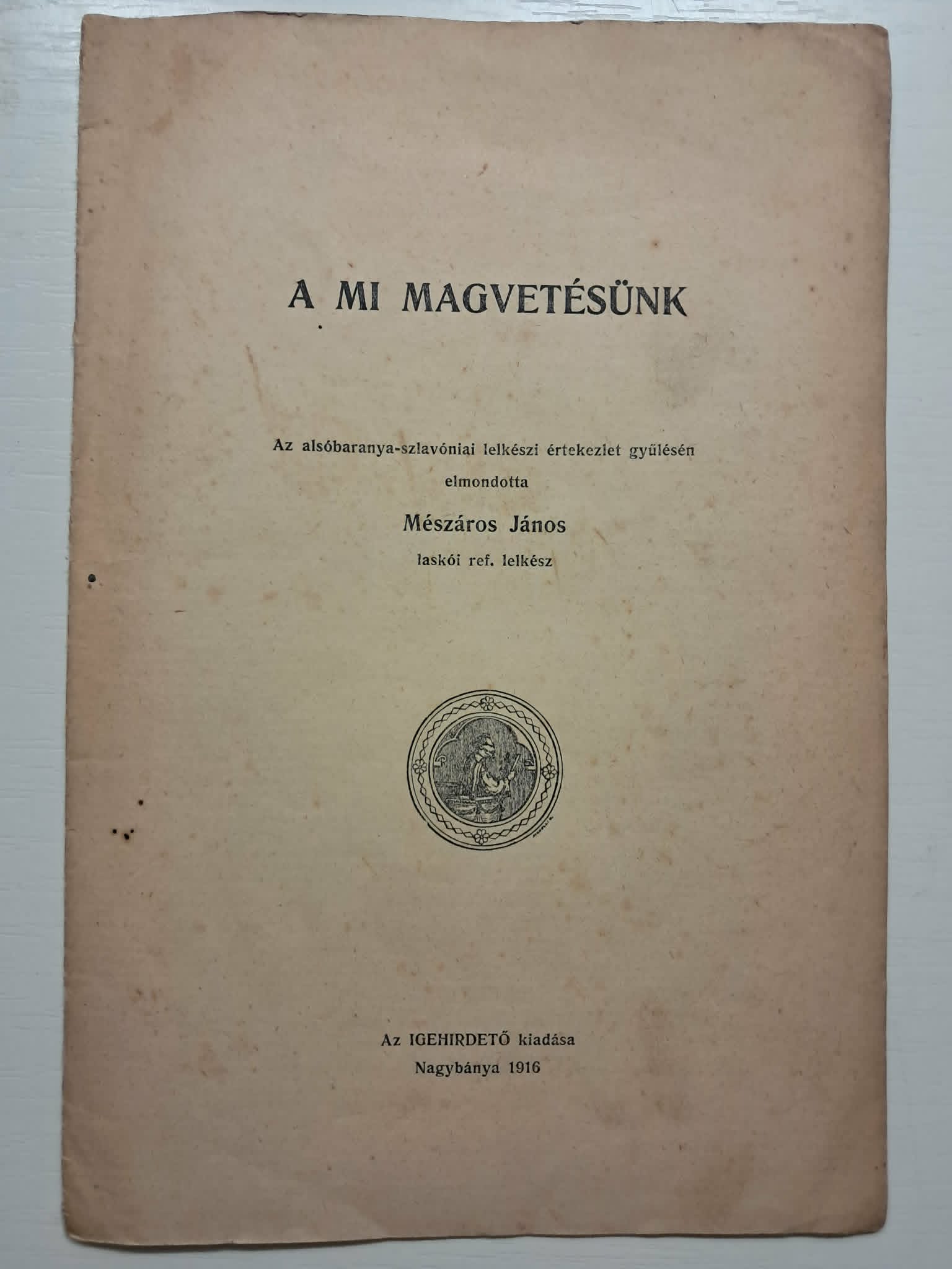A mi magvetésünk