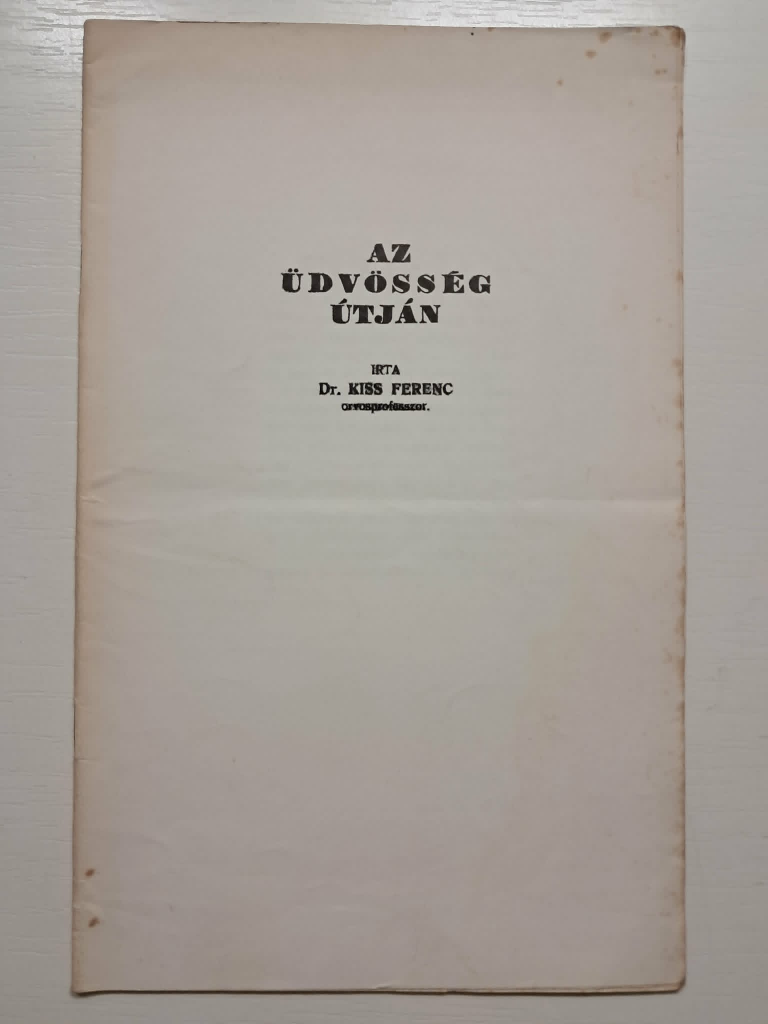 Az üdvösség útján