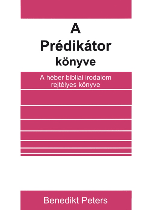 A Prédikátor könyve