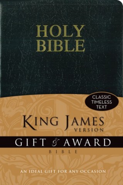 Angol Biblia King James Version Gift and Award Bible - Black