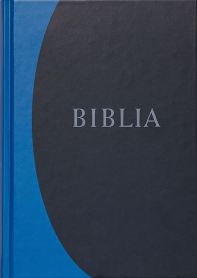 Biblia revideált új fordítás, nagy, kemény, kék