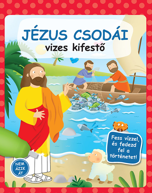 Jézus csodái - vizes kifestő