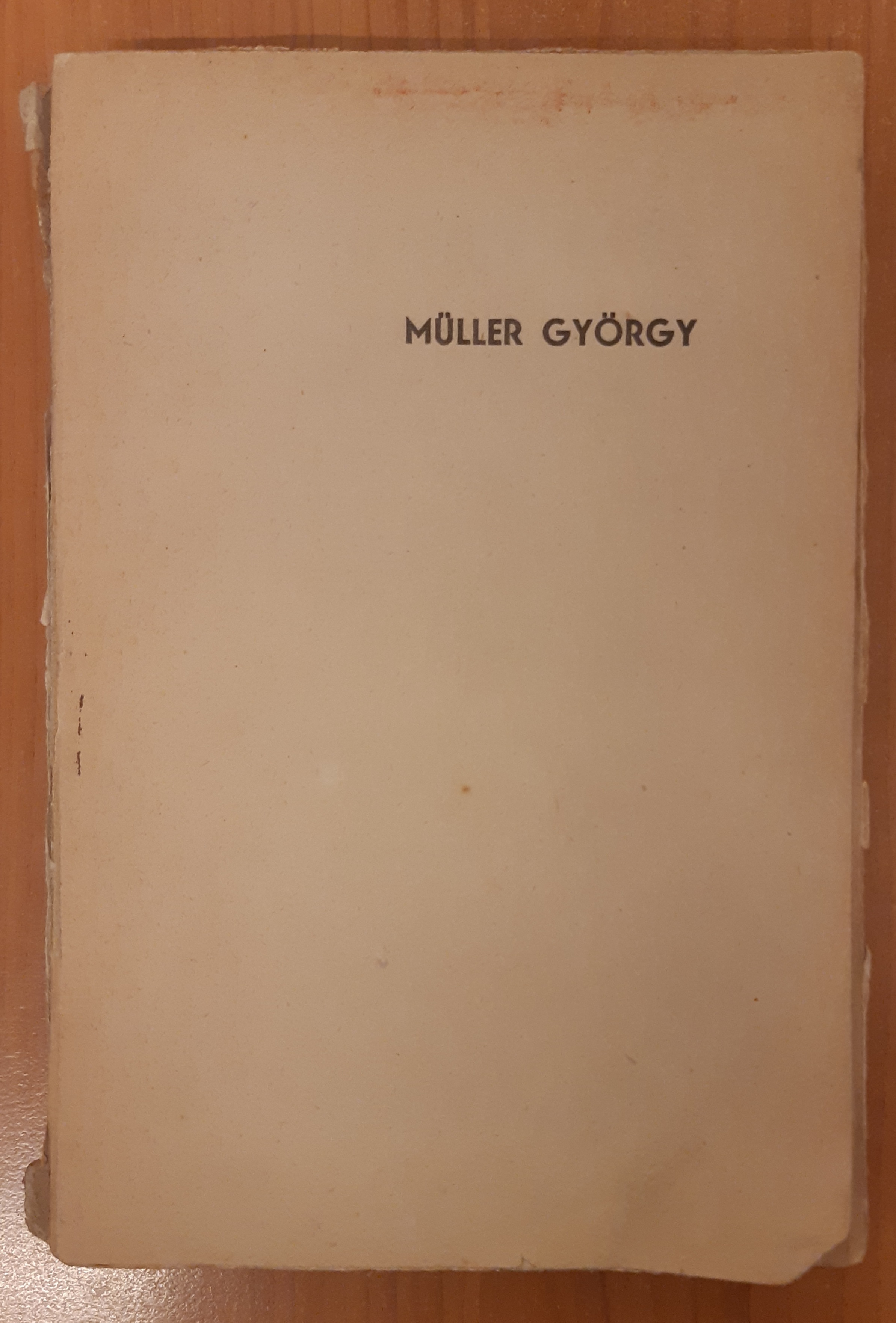 Müller György élete