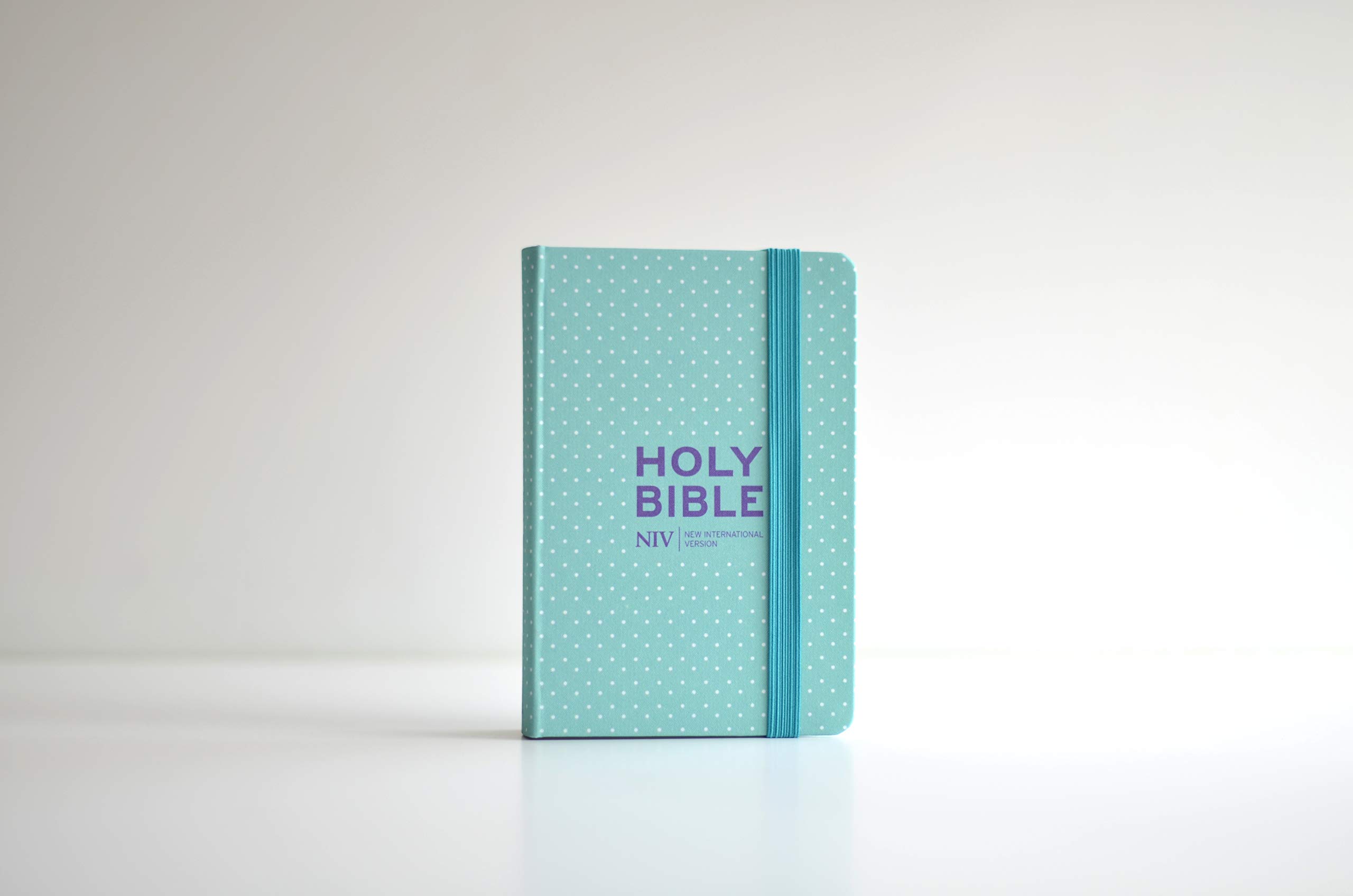 Angol Biblia - New International Version, Pocket Mint Polka-Dot Notebook Bible